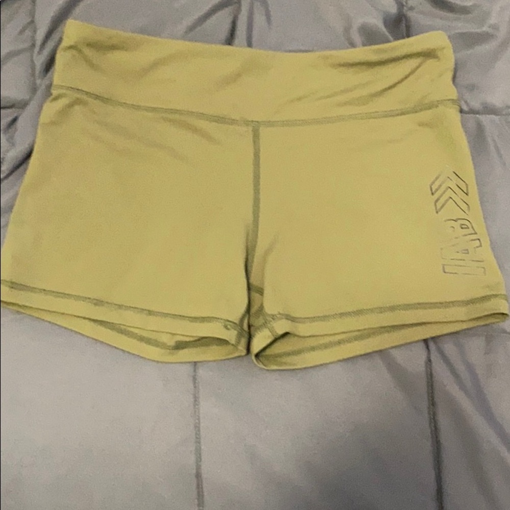 Army green bike shorts